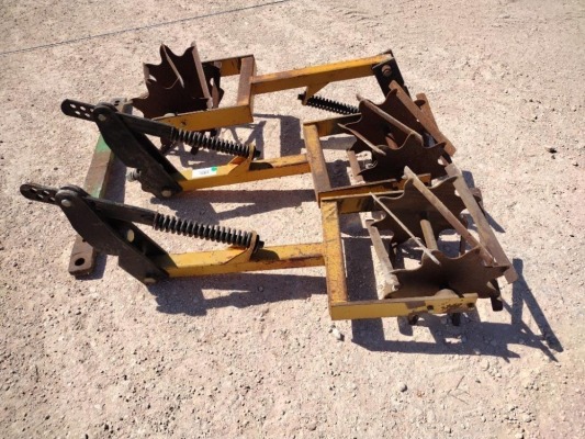 (3) Soil Finisher Units/Tractor Drawbar Hitch