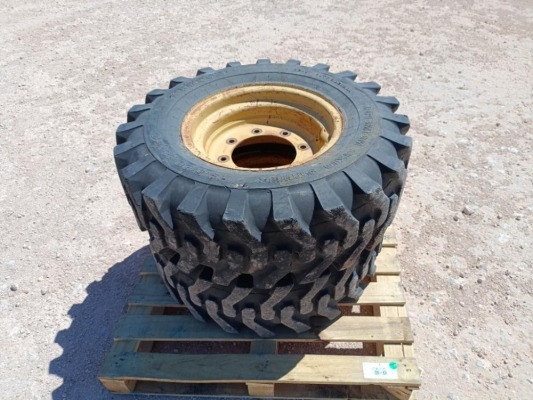(2) Backhoe Wheels w/Tires 12.5/80-18 ( Out of Sale)