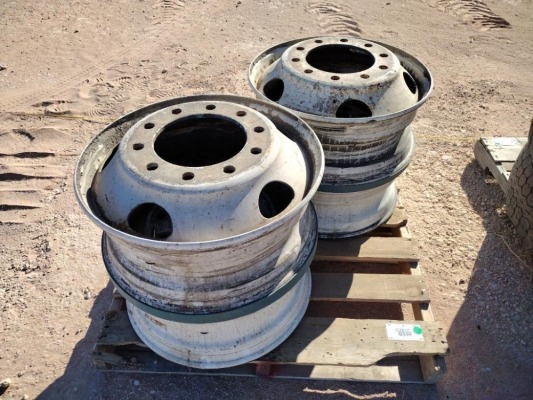 (4) Truck Wheels Size 22.5