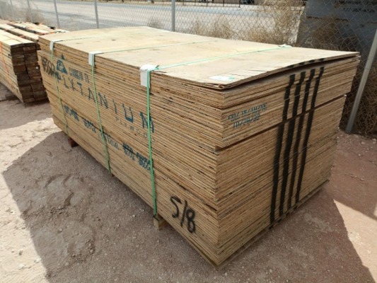 (58) pcs of 5/8'' 4ft X 8ft Plywood