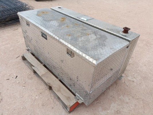UWS Aluminum 100 Gallon Fuel Transfer Tank Toolbox Combo