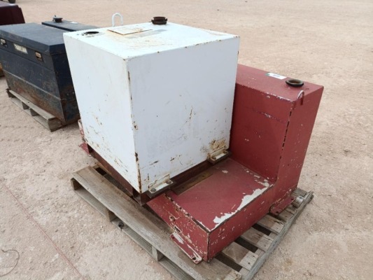 (1) L Shaped Fuel Tank, (1) 50 Gallon Fuel Tank