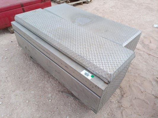 (2) Aluminum Toolboxes