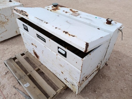 Lund Transfer Fuel Tank Toolbox Combo