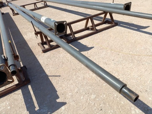 (2) 30ft Steel Tapered Light Poles