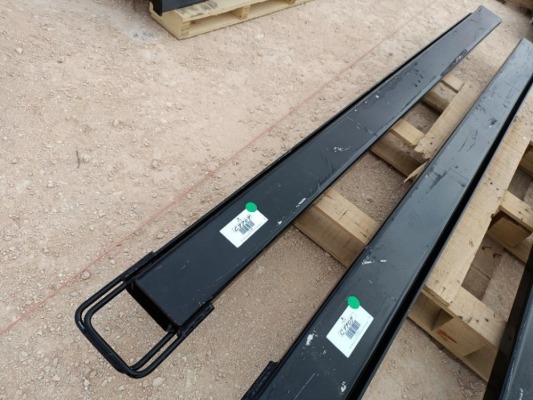 (1) Set Unused 84'' Light Duty Fork Extensions