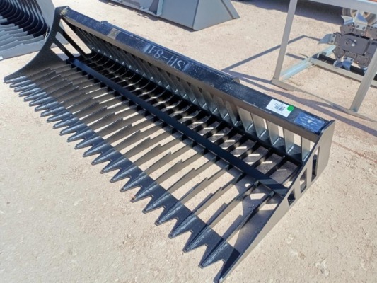 Unused 84" Rock Bucket (Skid Steer Attachment)