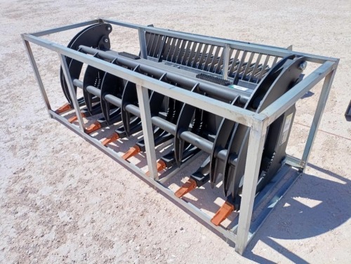 Unused 78" Hydraulic Root Grapple (Skid Steer Attachment)