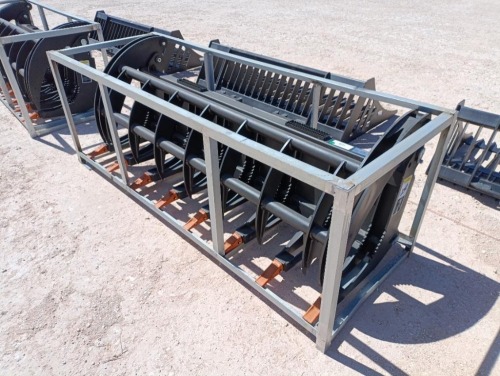 Unused 78" Hydraulic Root Grapple (Skid Steer Attachment)