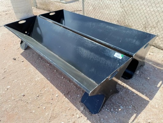 Unused (2) Heavy Duty 90'' Cattle Feeders