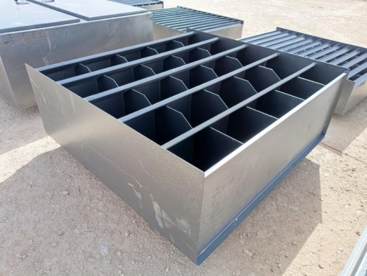 Unused (25 Bin) Metal Bolt Bin