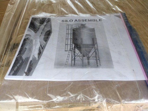 Unused 10 Ton Galvanized Steel Silo