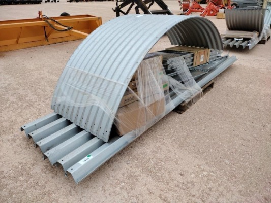 Unused 10 Ton Galvanized Steel Silo