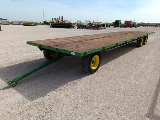 32Ft x 90" Farm Wagon, Rear Tandem Axles