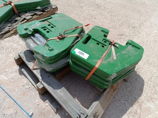 (10) Unused John Deere R127764 Suitcase Weights