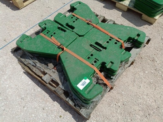 (10) Unused John Deere R127764 Suitcase Weights
