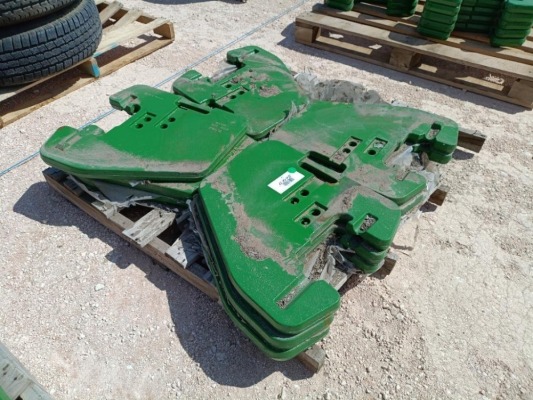 (10) Unused John Deere R127764 Suitcase Weights