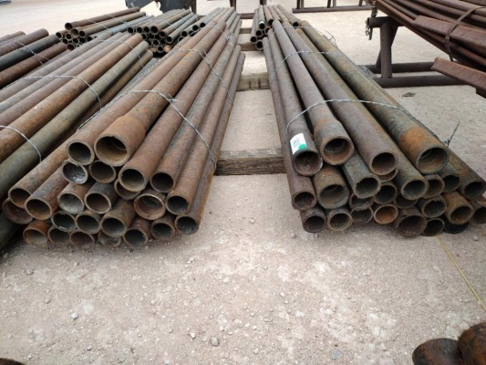 (50) Joints of 2 7/8" Metal Post 8ft Long