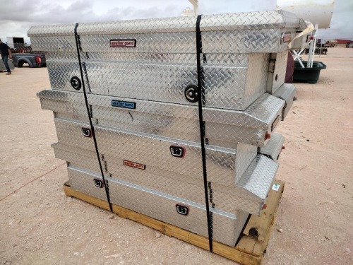(5) Weather Guard Toolboxes, (1) Husky Toolbox