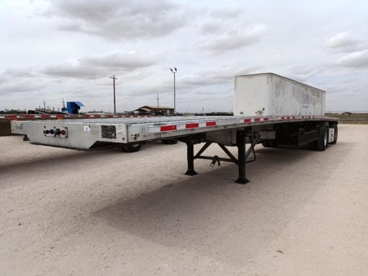 2015 Transcraft Aluminum Flatbed Trailer