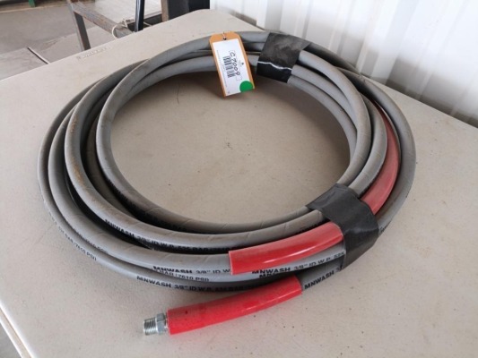Unused 3/8'' Pressure Washer Hose