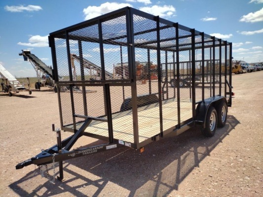 Unused Diamond Arrow Trash Trailer VIN# 86021