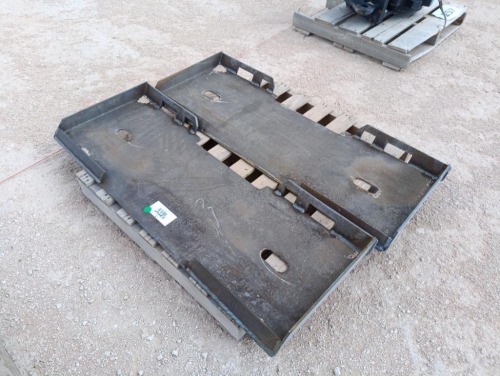 (2) Unused Formed Skid Steer Frames