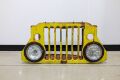 Yellow Jeep Wrangler Grill