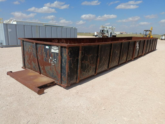 8Ft x 40Ft Open Top Tank on Skid