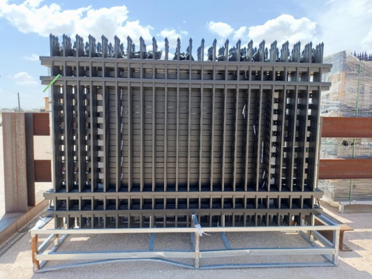 (13) Pcs 8ft x 6ft Power Coated Steel Site Fence