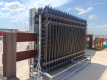(13) Pcs 8ft x 6ft Power Coated Steel Site Fence - 2