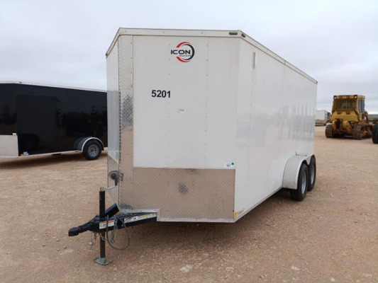 2022 Icon Trailers 16x7Ft Enclosed Trailer