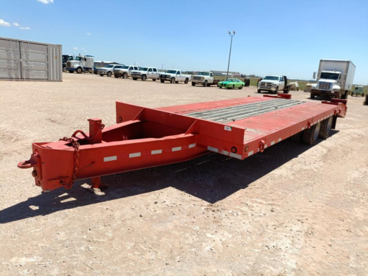 24Ft x 102 Pintle Hitch Equipment Trailer