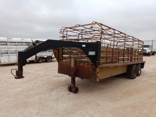20Ft x 74 Dugan Gooseneck Livestock Trailer