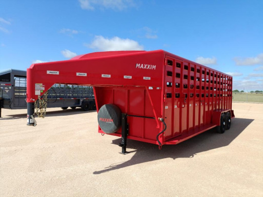 2024 Maxxim 24Ft Gooseneck Livestock Trailer