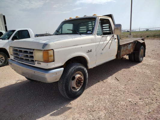 1991 Ford F-450 Dually Flatbed Pickup