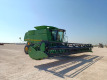 John Deere 9860STS Combine w/John Deere 635F Platform Header - 5