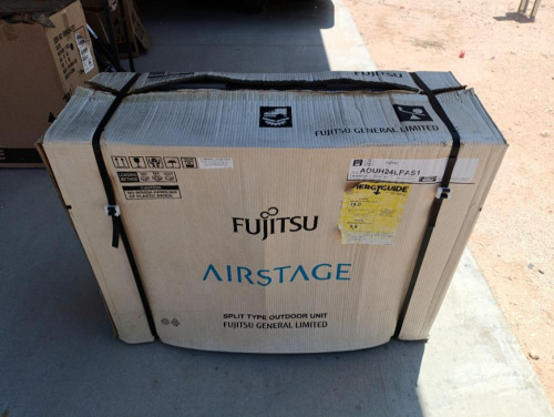 Unused Fujitsu Mini Split, Split Type Outdoor Unit