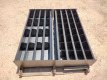 (2) 4Ft Unused Metal Bolt Bins - 3