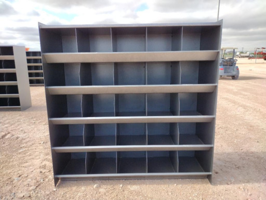 Unused (25 Bin) Metal Bolt Bin