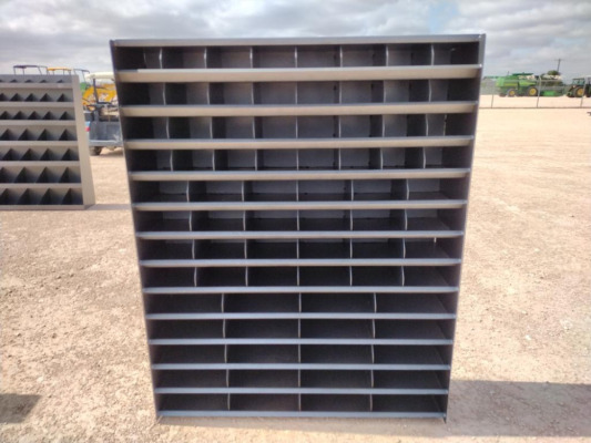 Unused (76 Bin) Metal Bolt Bin