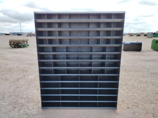 Unused (76 Bin) Metal Bolt Bin