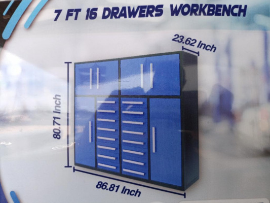 Unused Chery 7Ft 16 Drawers Tool Chest