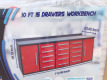 Unused 10Ft, 15 Drawers Workbench/ Tool Chest