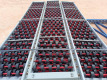 (30) Sections Unused Skate Wheel Flow Racks 91'' Long 15'' Wide - 8