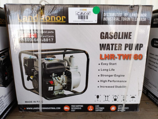 Unused Landhonor TWP80 3'' Semi-Trash Pump