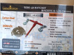 (5) Unused Landhonor Ratchet Binders and (10) 3/8'' 20ft Chains