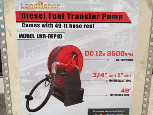 Unused Landhonor LHR-DFP10 Diesel Fuel Transfer Pump