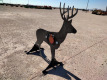 Unused 3/8'' AR500 Steel Deer Shooting Target w/Heart Flapper - 2