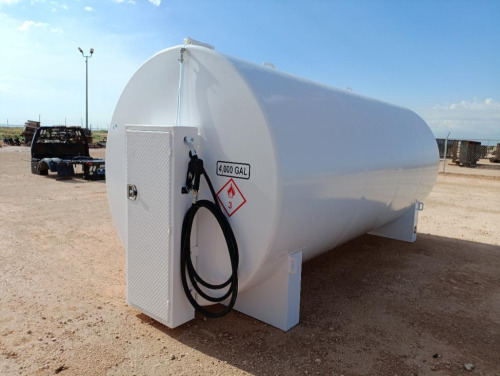 Unused 4,000 Gallon Fuel Storage Tank w/Pump